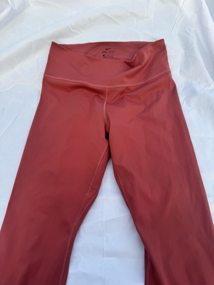 Nike Dri-FIT Red Active Leggings for Women Size Medium