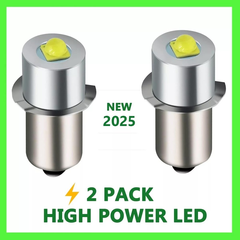 2 Count Maglite 360L Led Bulb 2-3 Cell C D Flashlight Upgrade Replacement NEW