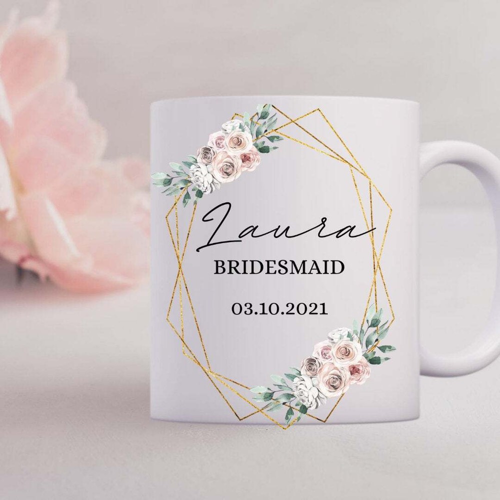 Custom Bridesmaid Proposal Mug Personalised Maid Of Honour Mug Bridesmaid Gift