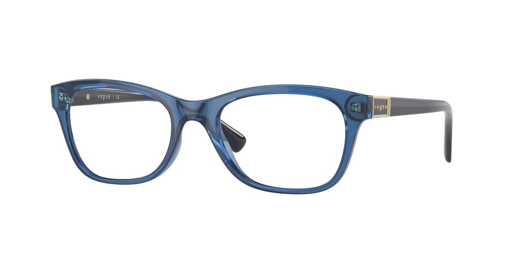 VOGUE VO5424B 2988 Transparent Light Blue Demo Lens 53 mm Women's Eyeglasses