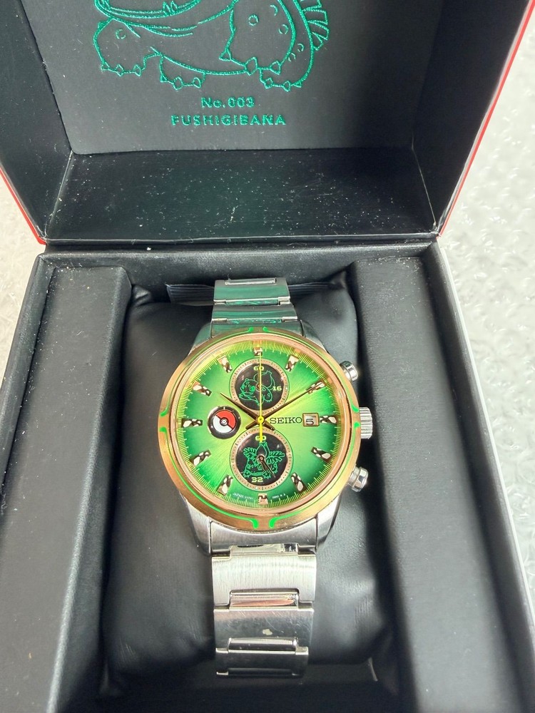 SEIKO Pokemon Collaboration SBPY160 Green Watch Limited 700pcs Box Set