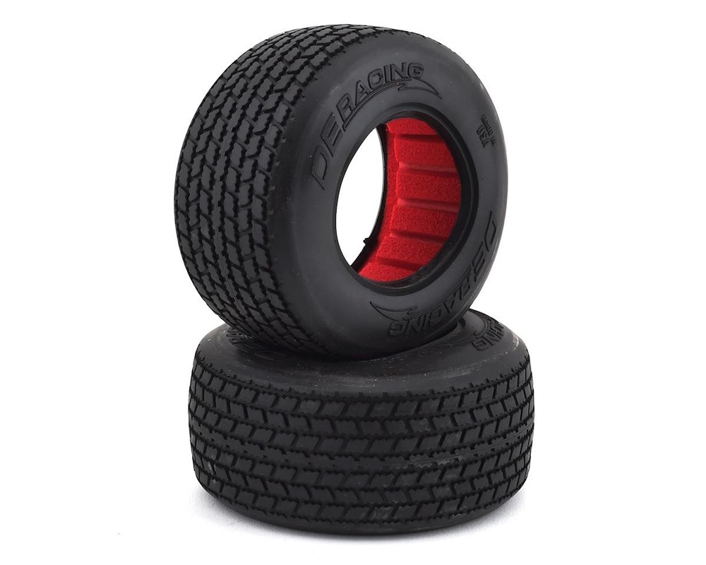 DE Racing G6T SC 2.2-3.0 Short Course Truck Tires with Inserts Pair