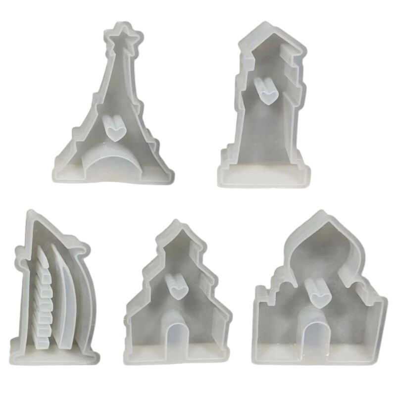 Tower Shaped Silicone Mold Set for DIY Soaps and Home Decor