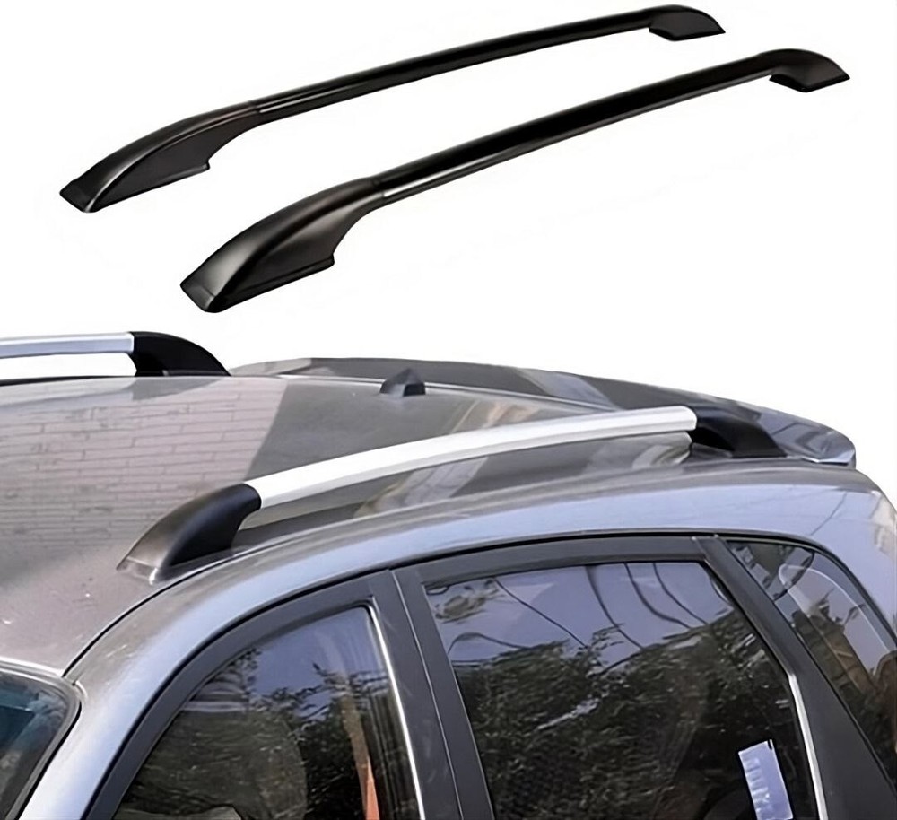 Nissan Black Adhesive Roof Rack Bars - Easy Installation