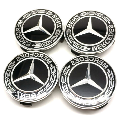 Fits for Mercedes GLA A B C E S M 75mm Bandge 4 x Wheel Center Hub Caps Emblem