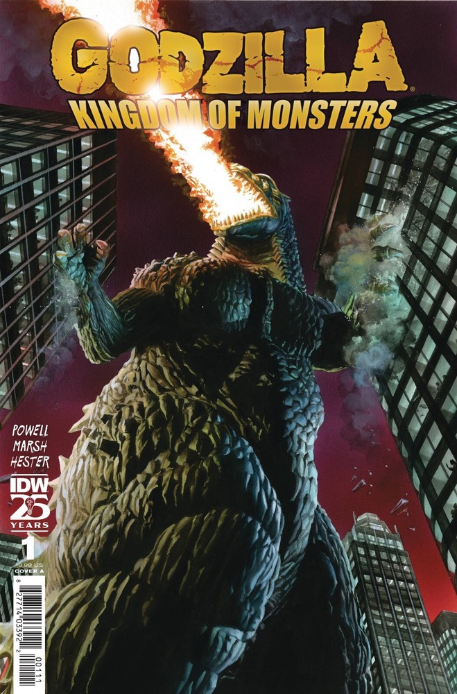 Godzilla 70th Anniversary Foil Kingdom of Monsters #1 IDW 2025