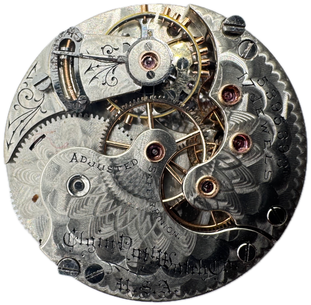 Antique 0 Size Elgin 17 Jewel Grade 174 Mechanical Pocket Watch Movement