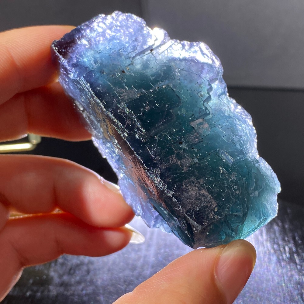 147g Rare Translucent Green Cube Fluorite Mineral Specimen for Natural Beauty Collectors