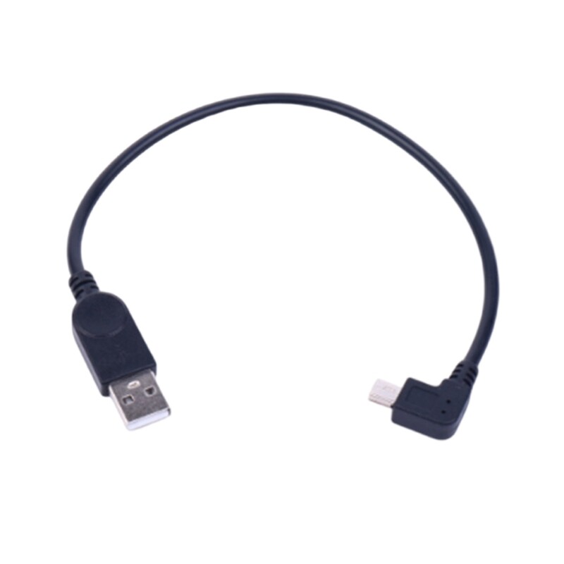 30cm USB to Right Angle Mini USB Charging & Data Cable
