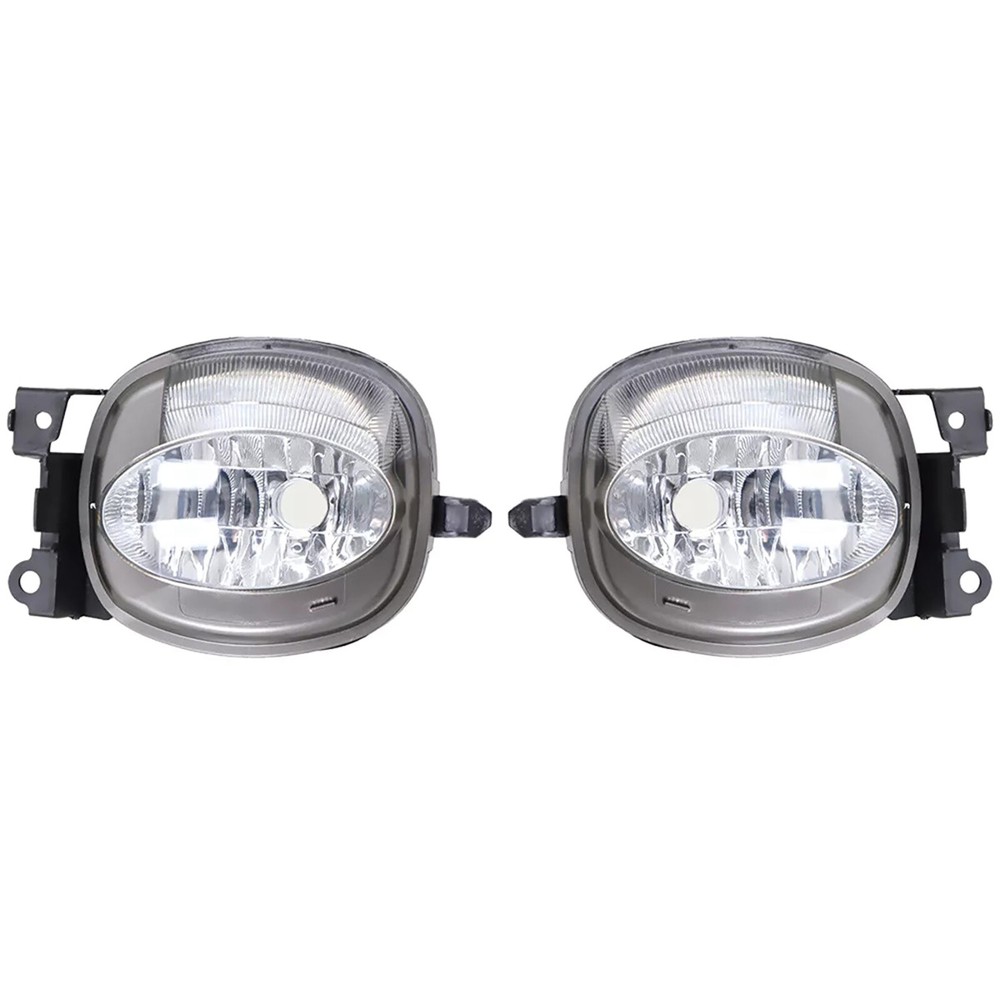 1 Pair Bumper Chrome Fog Light Fog Lamp Kit For Lexus ES350 2007 2008 2009