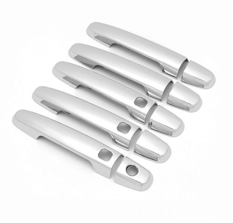 Door Handle Cover For Toyota RAV4 09-12 Chrome Molding Trim w/ Smart Key Hole