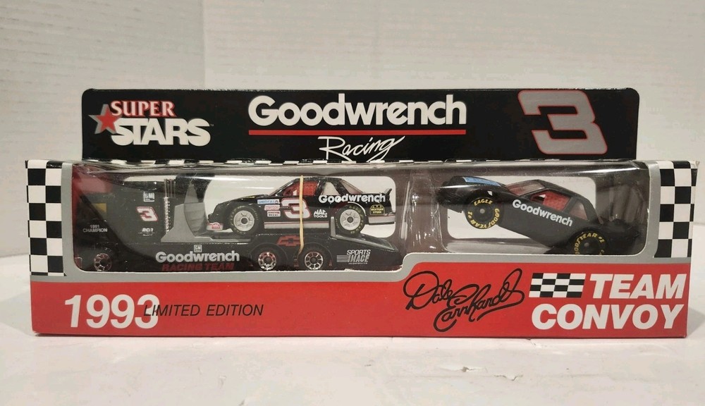 1993 Matchbox Super Star #3 Dale Earnhardt, Goodwrench Racing Team Convoy, NIB