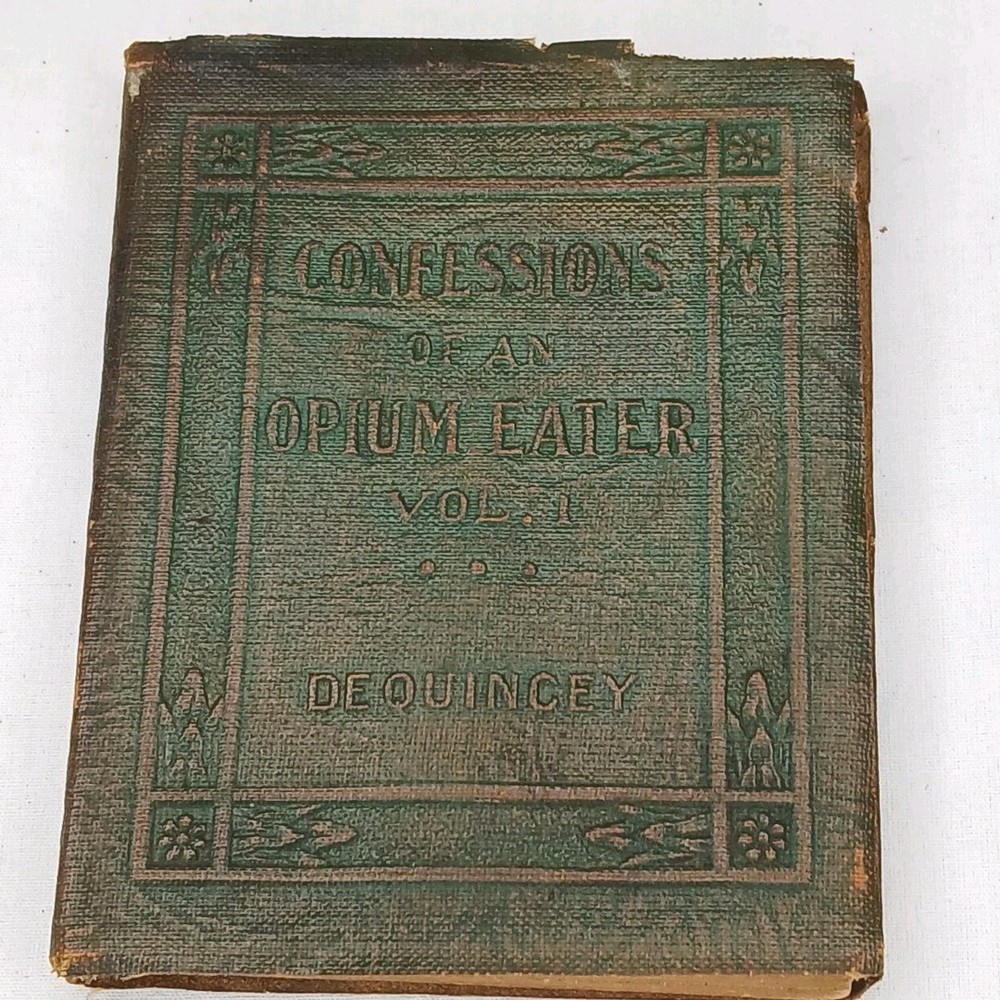 Vintage Little Leather Library Confessions of an Opium Eater Vol 2 Redcroft Edition