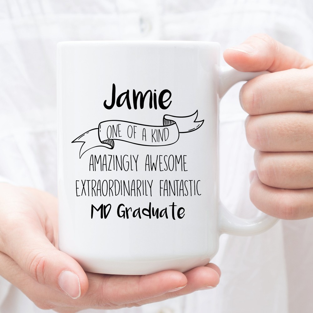 Personalized Coffee Mug For Md Graduate Custom Gifts For Md Graduate Perfect