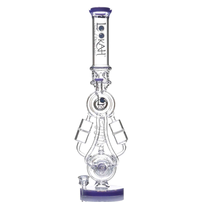 16-Inch Lookah Coil Recycler Bong for Smooth Hits