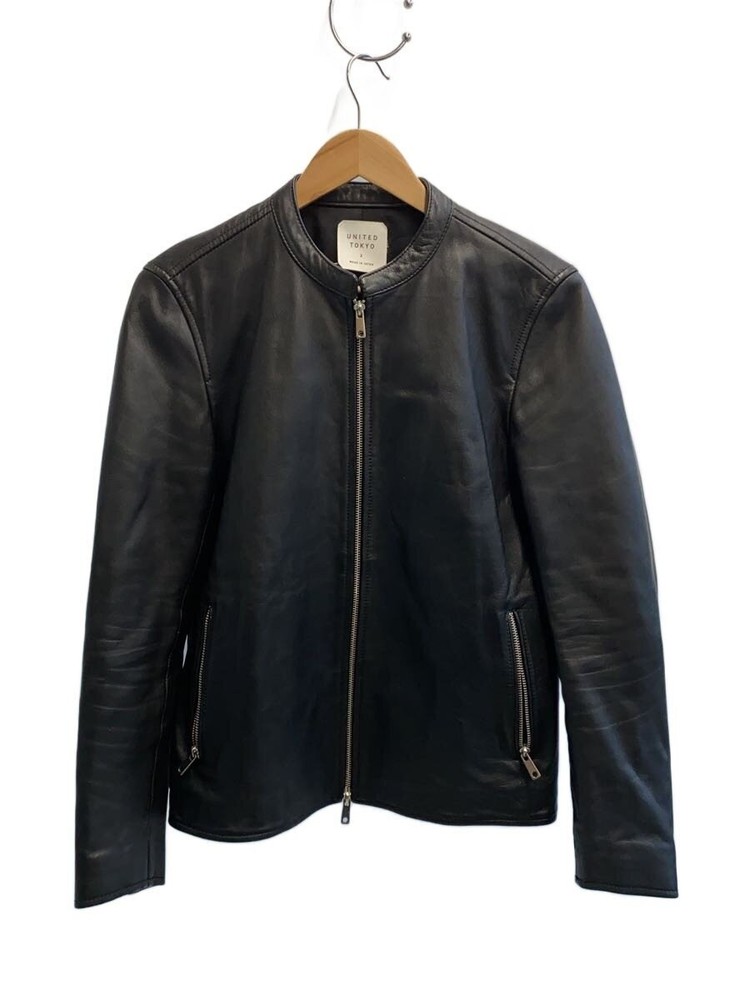 United Tokyo Leather Jacket Blouson/2/Sheep Leather/Blk/408352007 3612