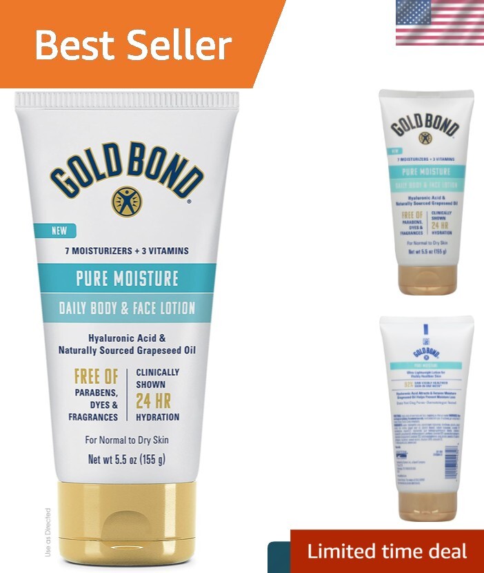 24-Hour Hydration Pure Moisture Lotion - Lightweight & Hypoallergenic Formula