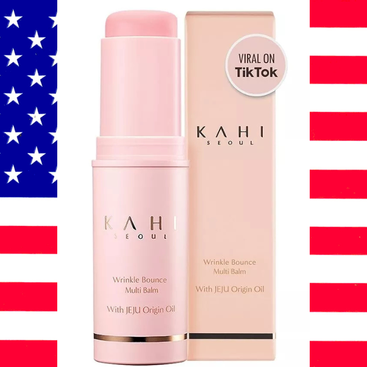 Nuevo KAHI Wrinkle Bounce Multi Balm 9g: Cuidado instantáneo de arrugas, sérum facial en barra