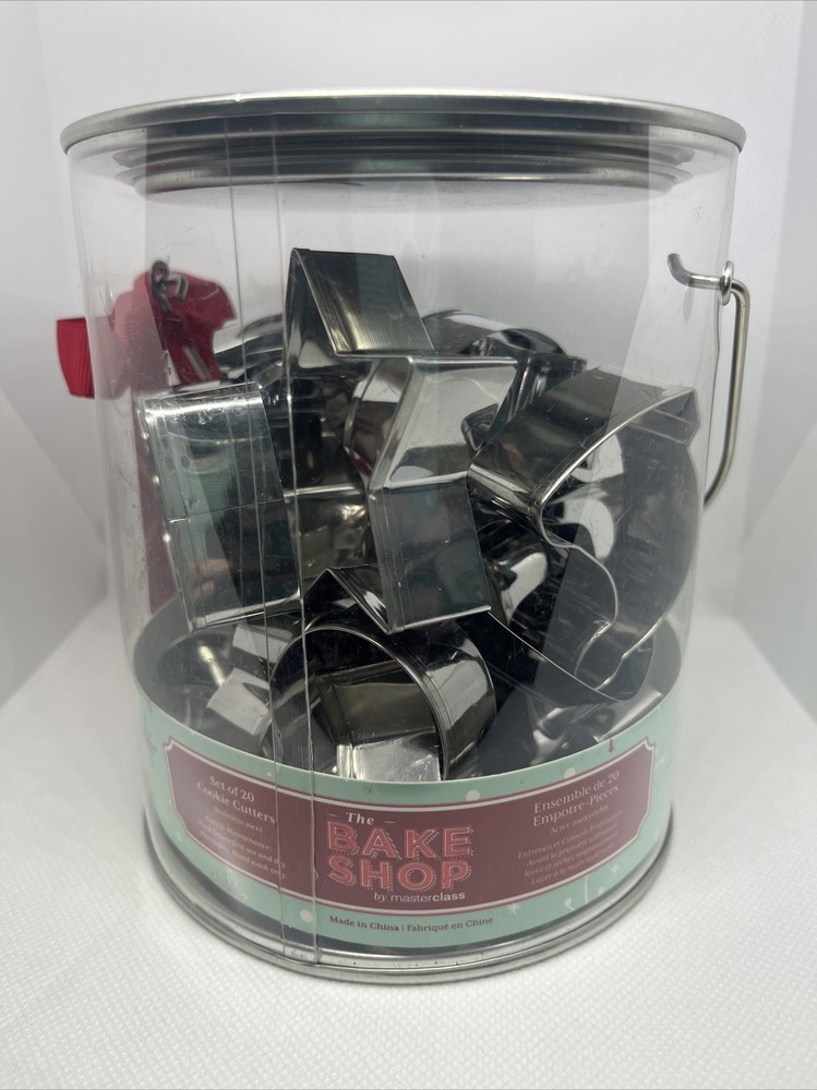 Master Class Bake Shop 20-Piece Christmas Cookie Cutter Set Free Shipping