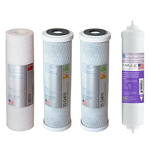 APEC 90 GPD Stage 1-3 & 6 Replacement Filter Set for ULTIMATE Series Alkaline Water System