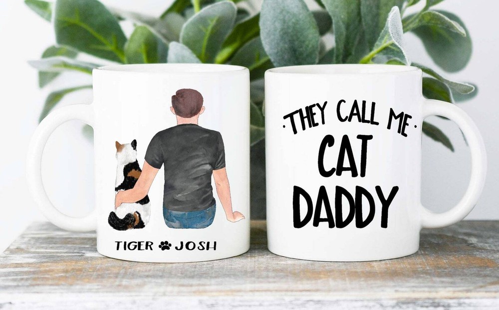 Cat Daddy Coffee Mug Cat Mug Best Cat Dad Gifts Cat Fathers Day Gift Cat Cup