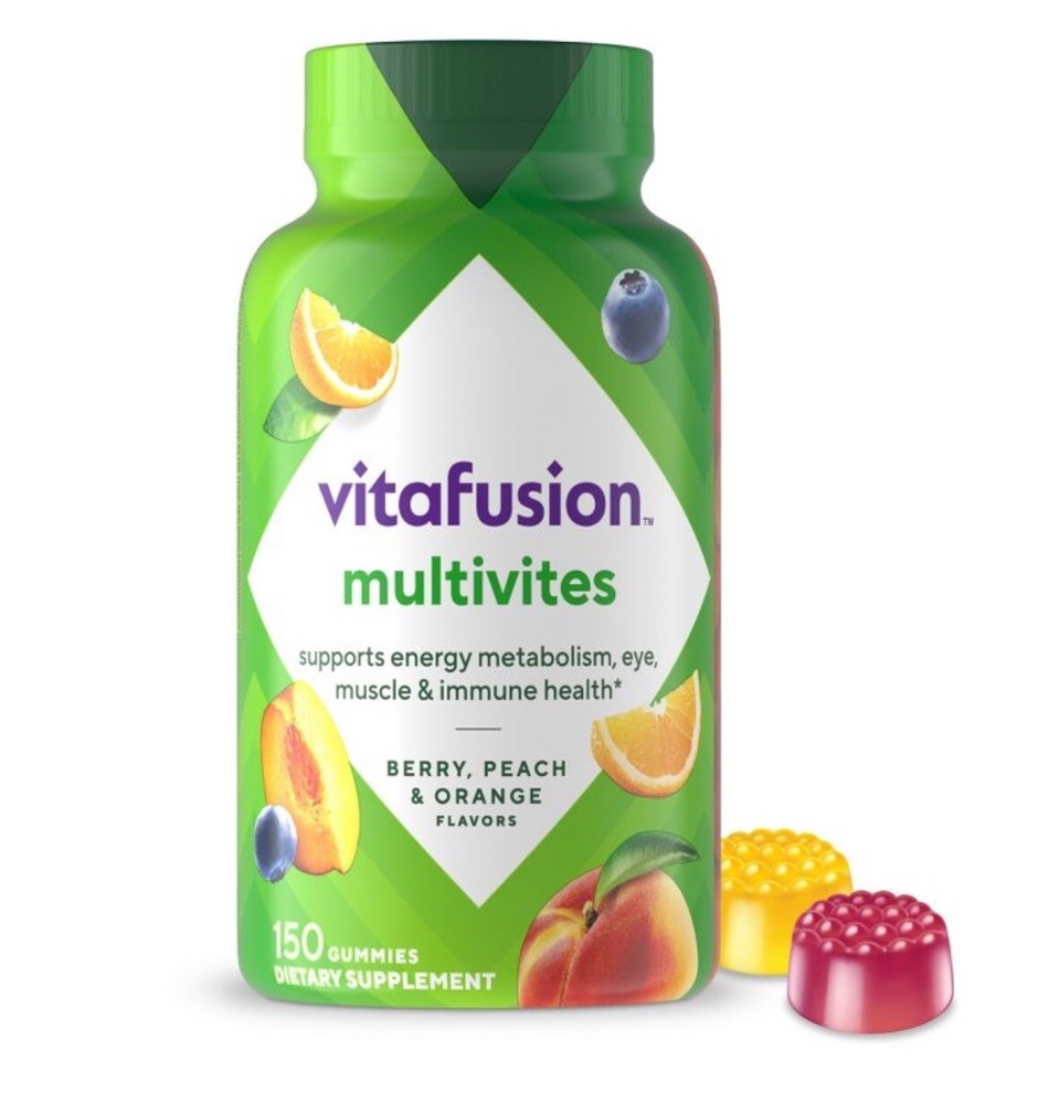 Vitafusion MultiVites Adult Multivitamin Supplement Daily Gummy Vitamins, 150ct
