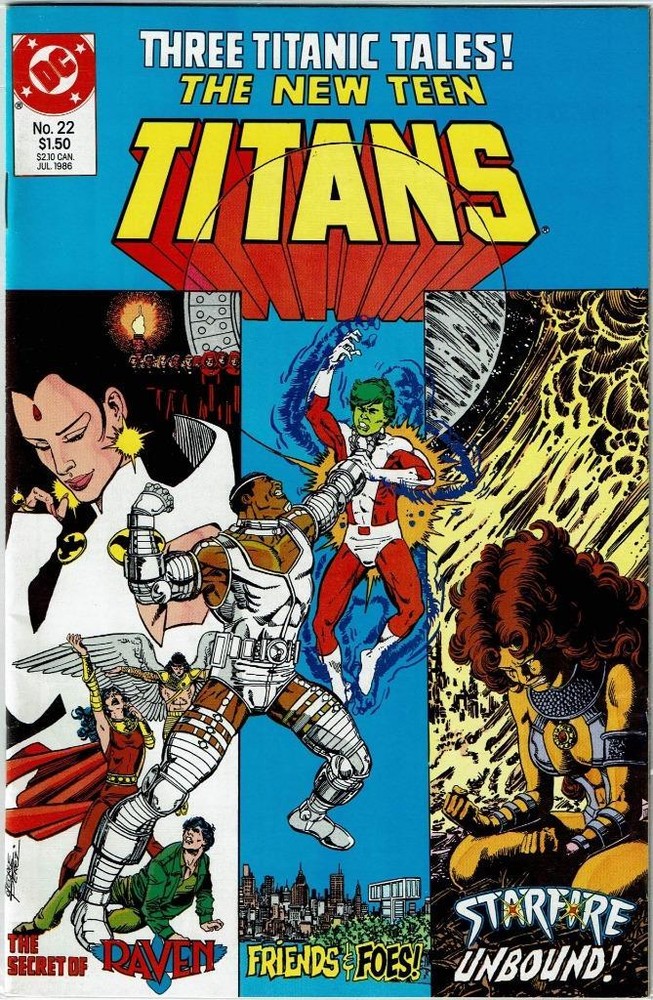 NEW TEEN TITANS 22 23 24 25 26 (DC 1984 Series)  All Near Mint, Cyborg, Starfire