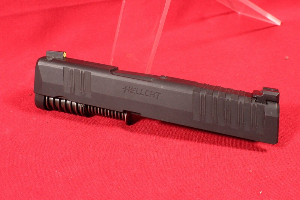 USED OEM SPRINGFIELD ARMORY HELLCAT COMPLETE SLIDE BARREL GUIDE ROD 9MM