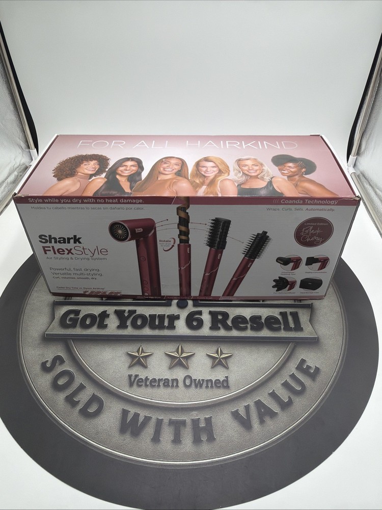 Shark Flex Style Air Styling & Drying System Black Cherry Limited Edition