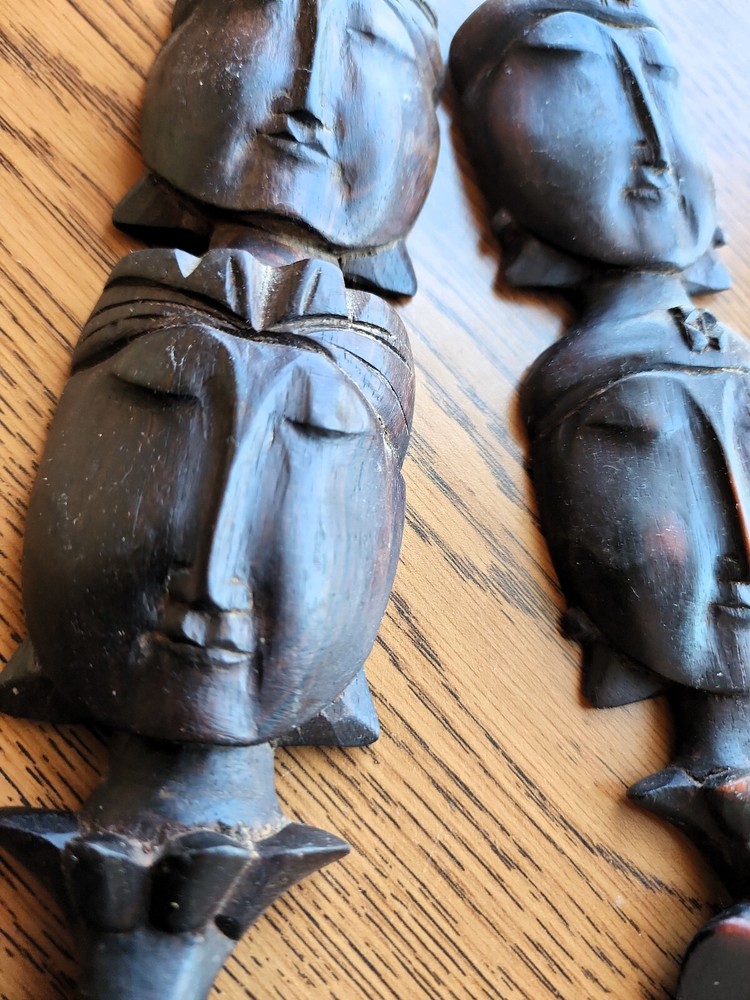 EXOTIC Hand Carved Kitchen Decor or Use, Salad Roast Everything