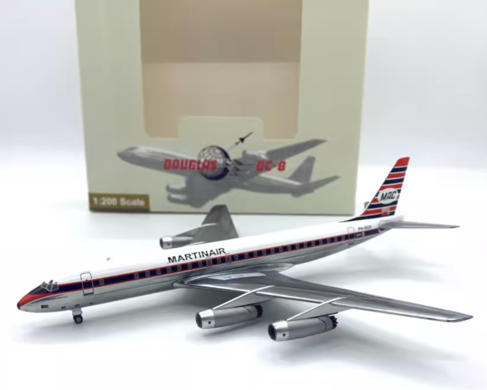 1:200 29CM AeroClassics MARTINAIR Douglas DC-8-61 Aircraft Diecast Plane Model