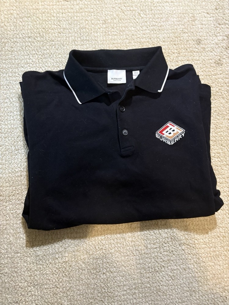 Burberry Embroidered Polo Tee