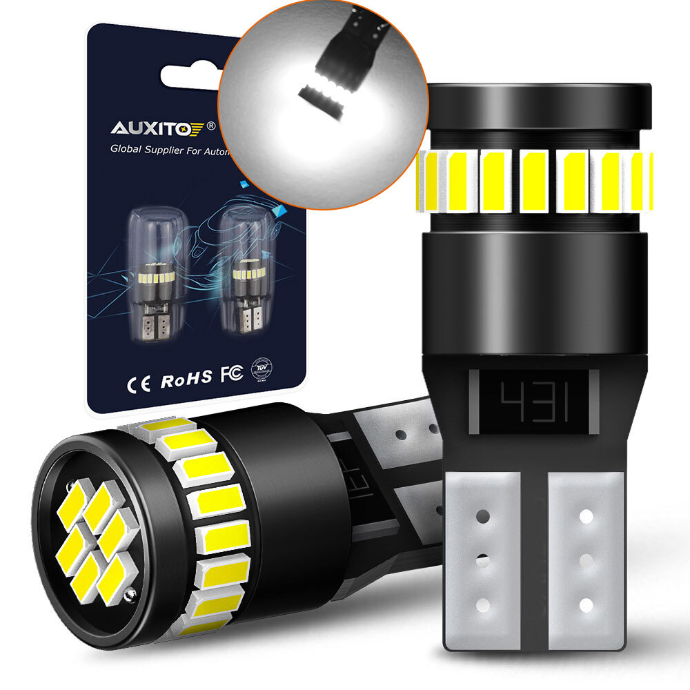 Error Free 2X White T10 W5W 194 168 LED 24smd Interior Wedge Light Bulbs 2825 US