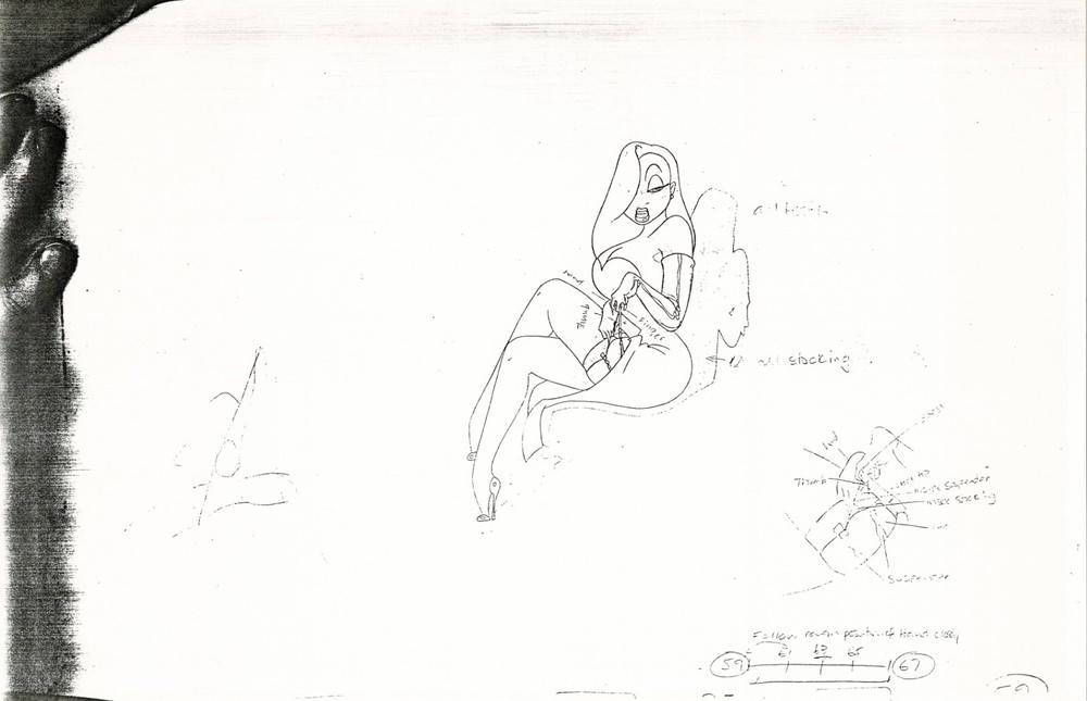 Disney Who Framed Roger Rabbit 1998 Production Model Copy 031