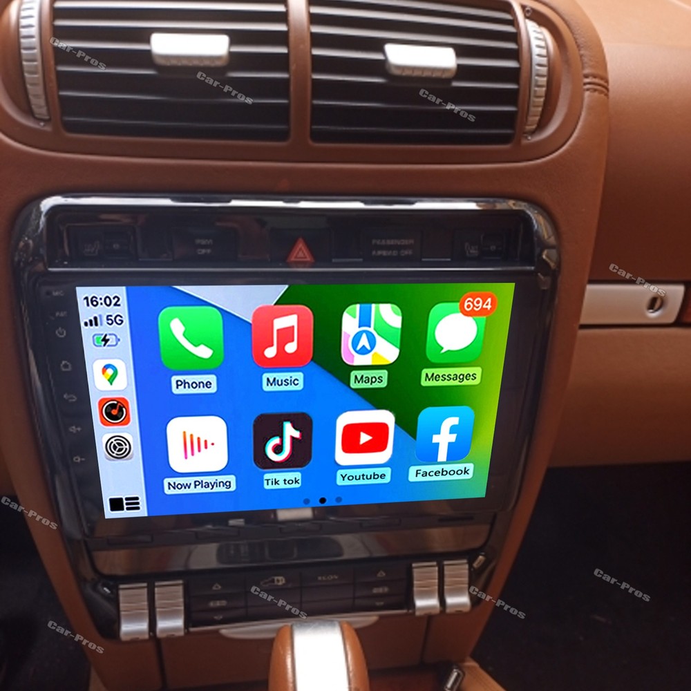 2002-2010 Porsche Cayenne Android 13 CarPlay Stereo with GPS Navi & Backup Camera