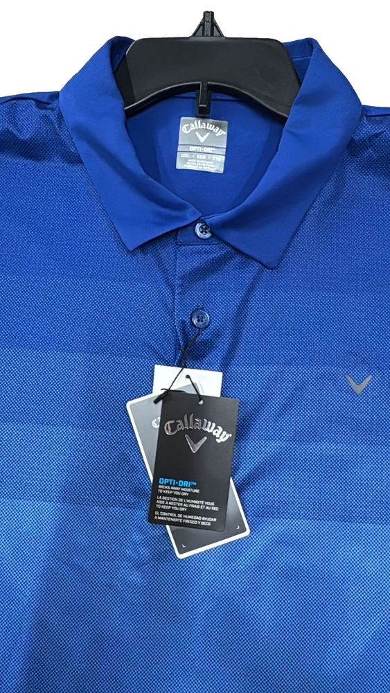 CALLAWAY Polo Golf   Men Performance Light Blue 2XL