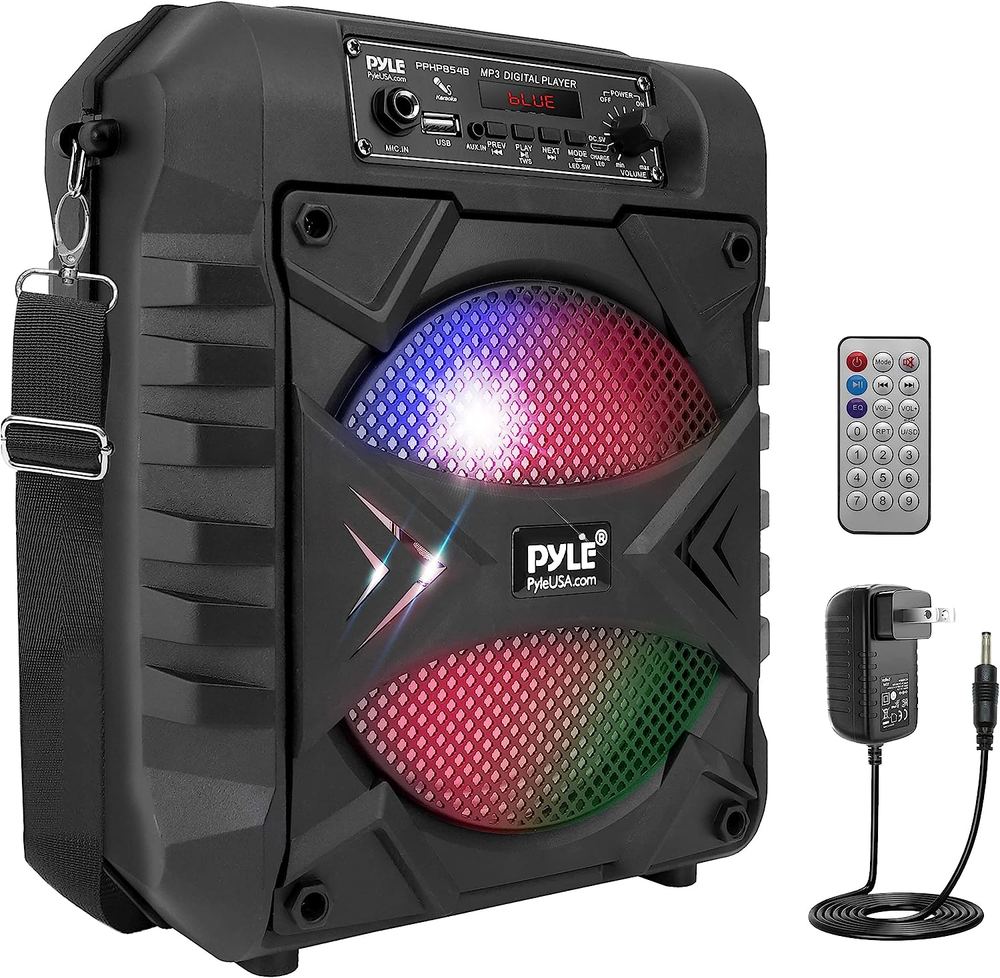 Portable Bluetooth PA Speaker System - 300W Rechargeable Indoor/Outdoor Bluetoo