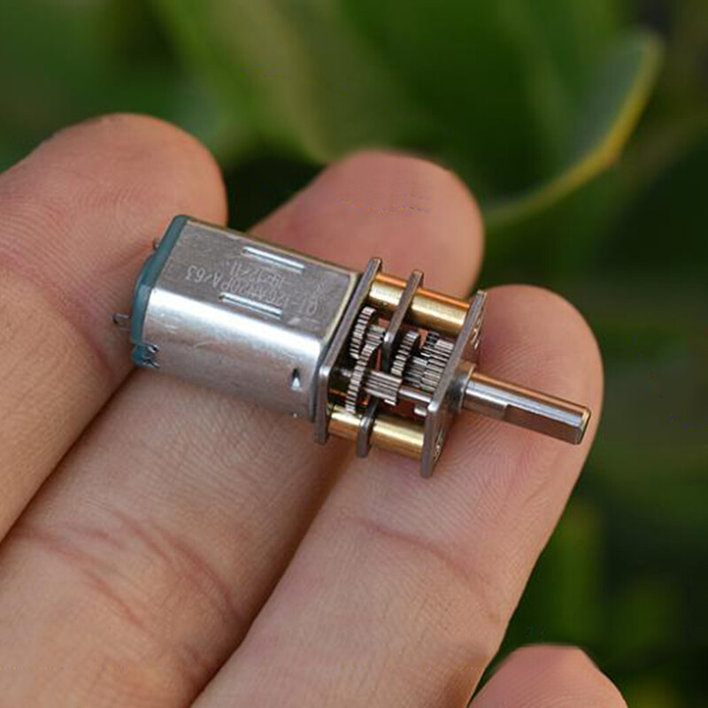 12mm DC 3V 3.7V 5V 66RPM Slow Speed Reducer Mini N20 Full Metal Gear Motor Robot
