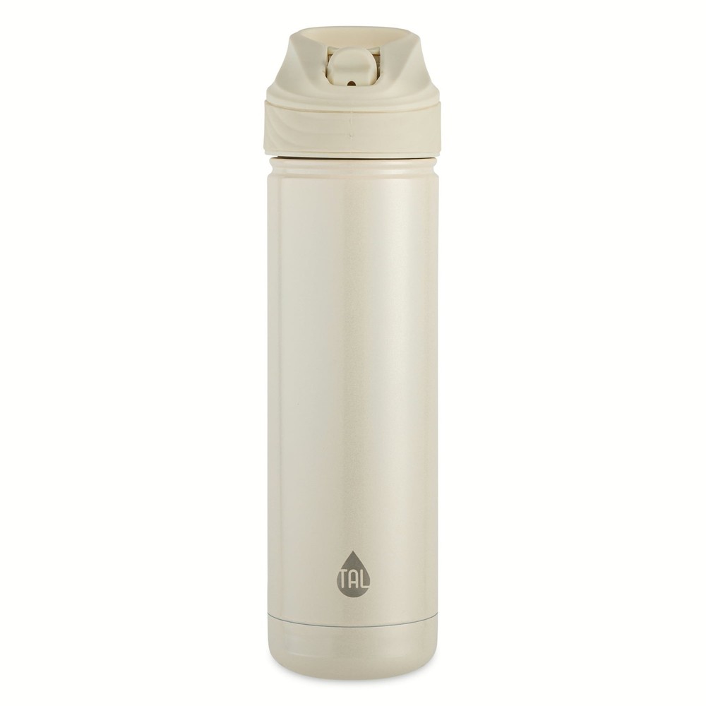 TAL Stainless Steel Ranger Easy Sip Straw Water Bottle Shimmery Cream 26oz