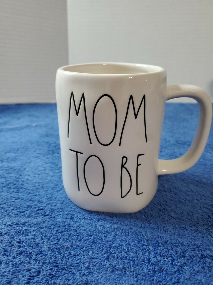 Rae Dunn MOM TO BE Mug Coffee Tea Baby Shower