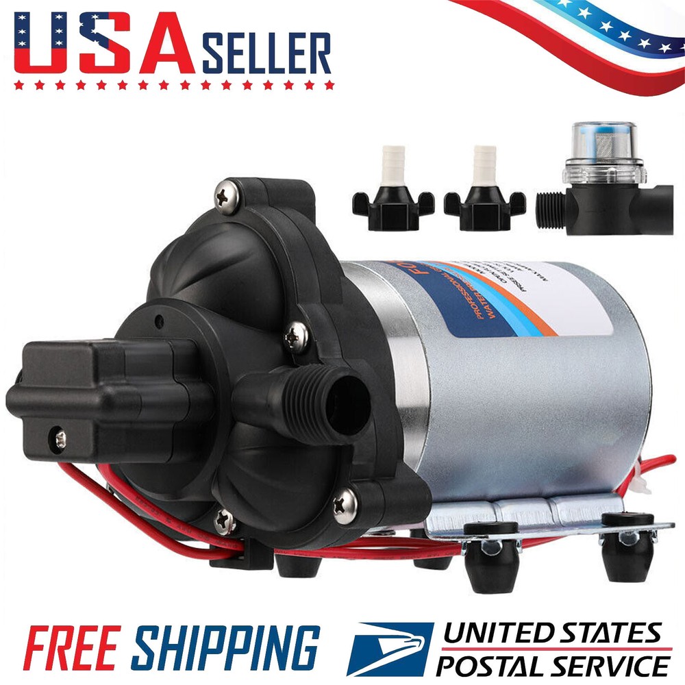 2088-554-144 2088-403-144 Fresh Water Pump 12V 3.5Gallons 45Psi For RV Marine