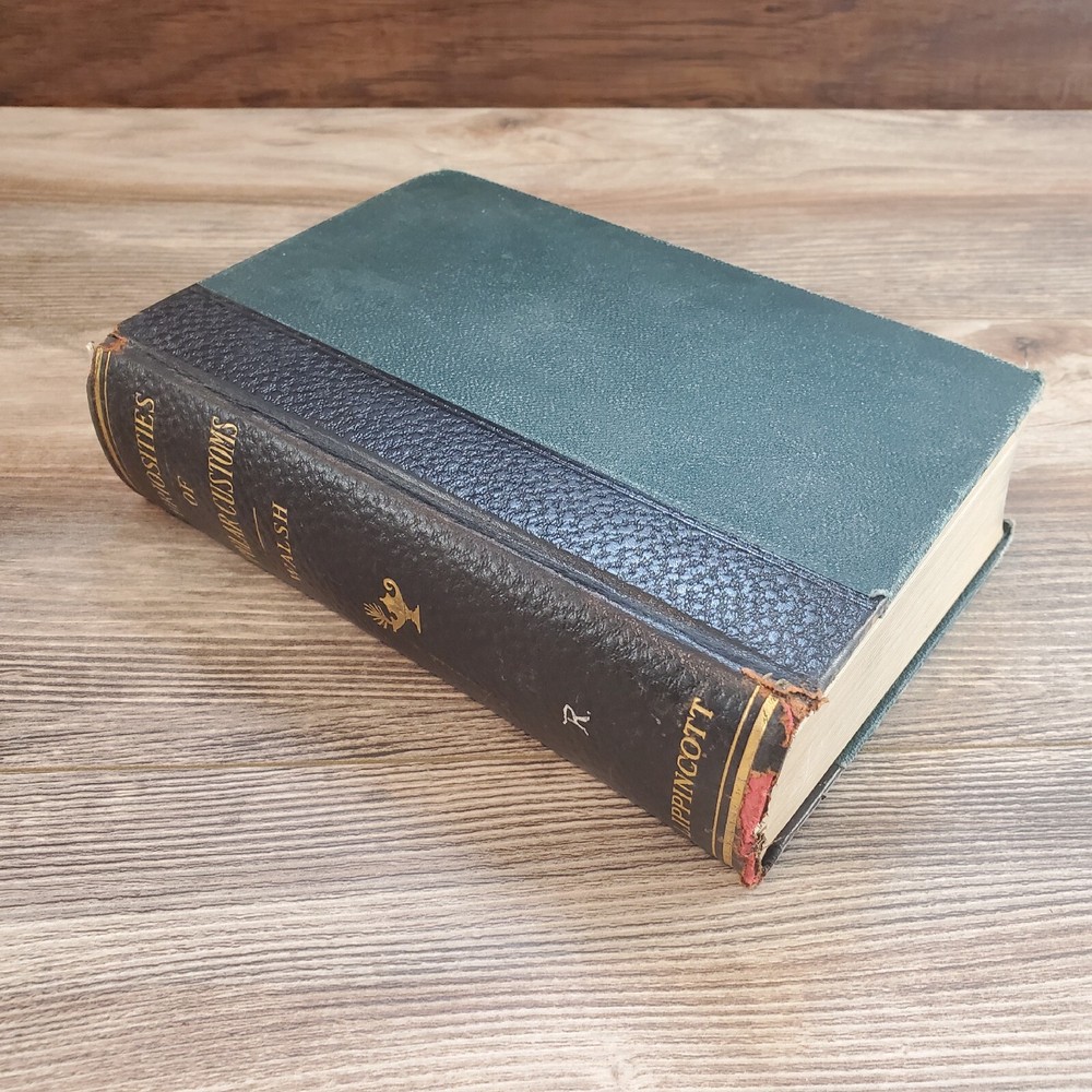 Vintage 1925 Book on Popular Customs by William S Walsh