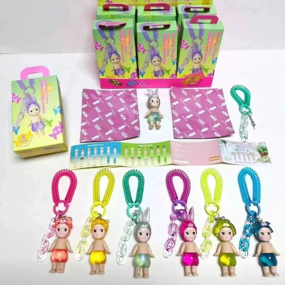 1PCS Sonny Angel Girl Candy House Series Blind Box Doll Keychain