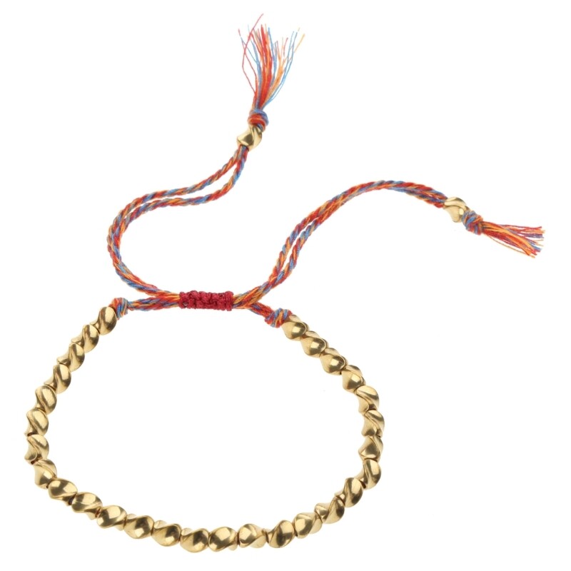Tibetan Buddhist Braided Bead String for Yoga and Meditation Prayer