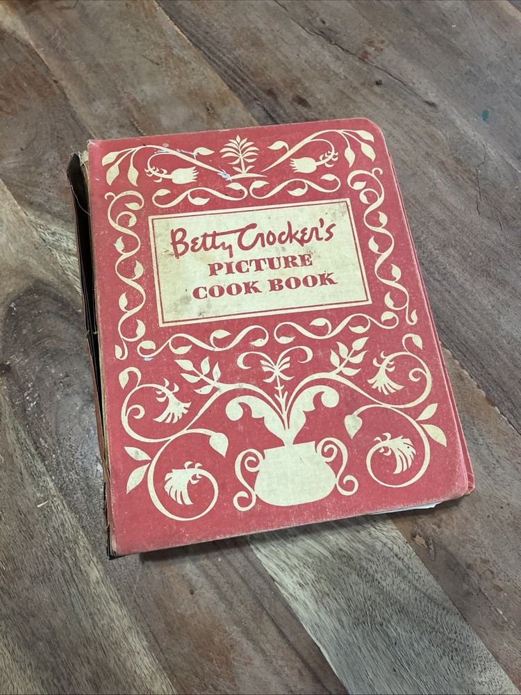 Vtg Betty Crocker's Picture Cook Book  1950 Red Hardcover 1st Edition 7th Print