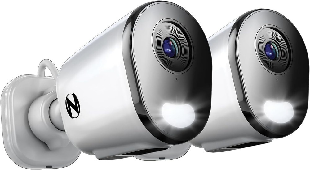 Advanced 4K Security System: Plug-In Wireless Cameras with Night Vision & Audio