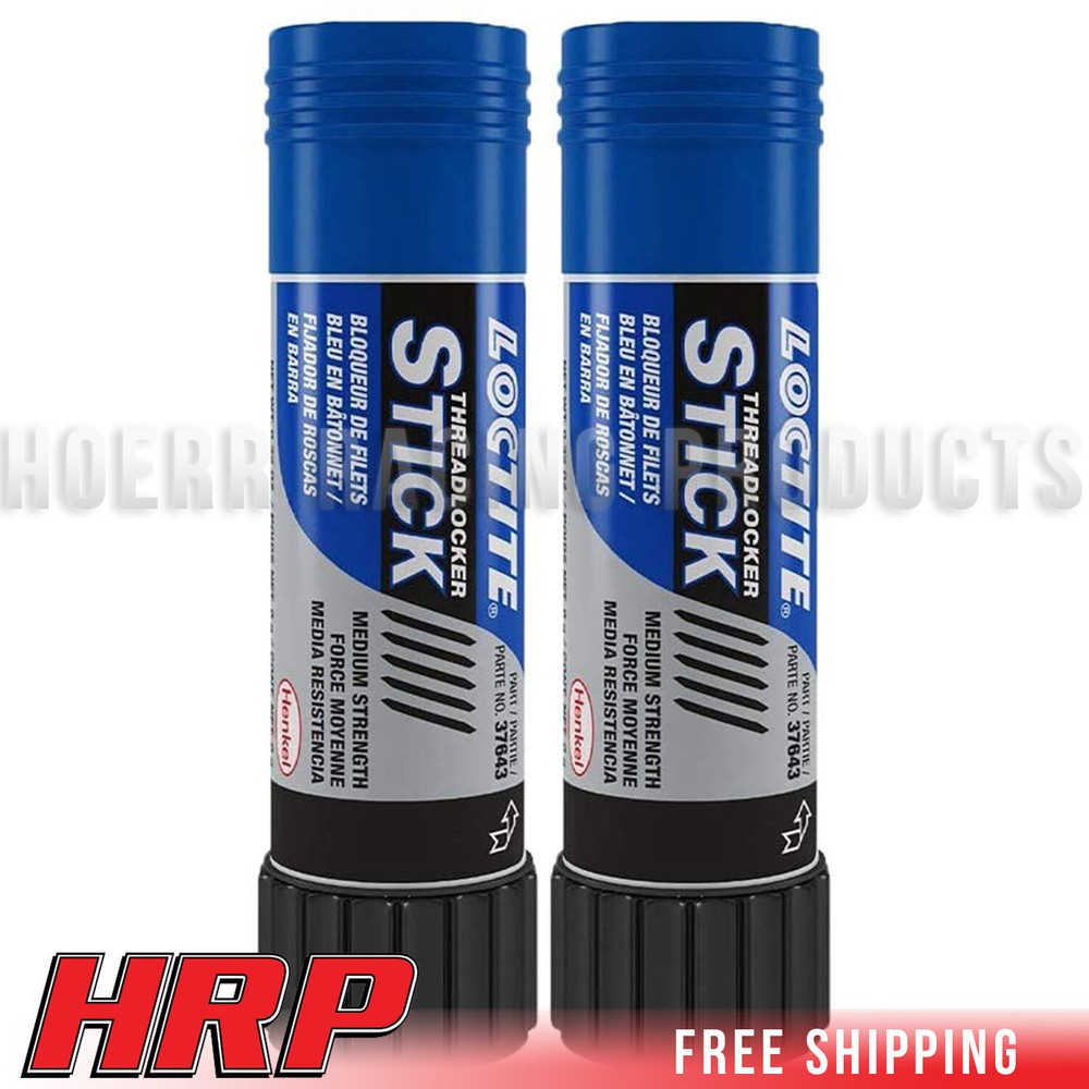 Loctite 506166 Blue Medium Strength Threadlocker Stick, 9-Gram, 2 Pack