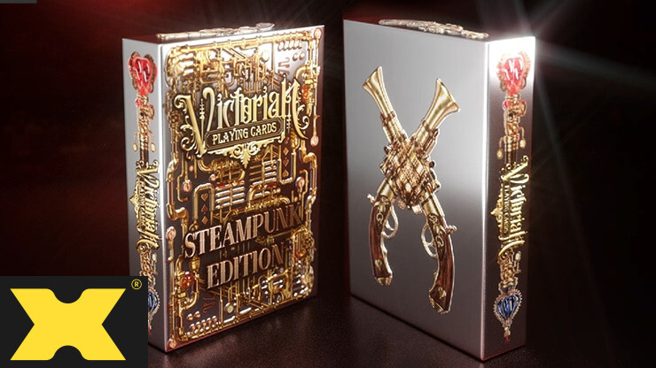 Victorian Steampunk (Silver) Playing Cards by Maciej Frolow