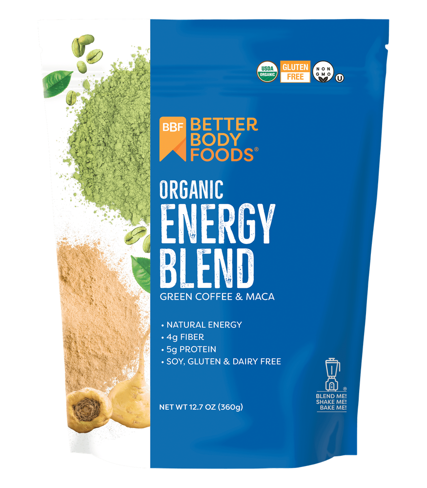 12.7 Oz Pea Protein Maca & Green Coffee Organic Energy Blend Powder Non-GMO