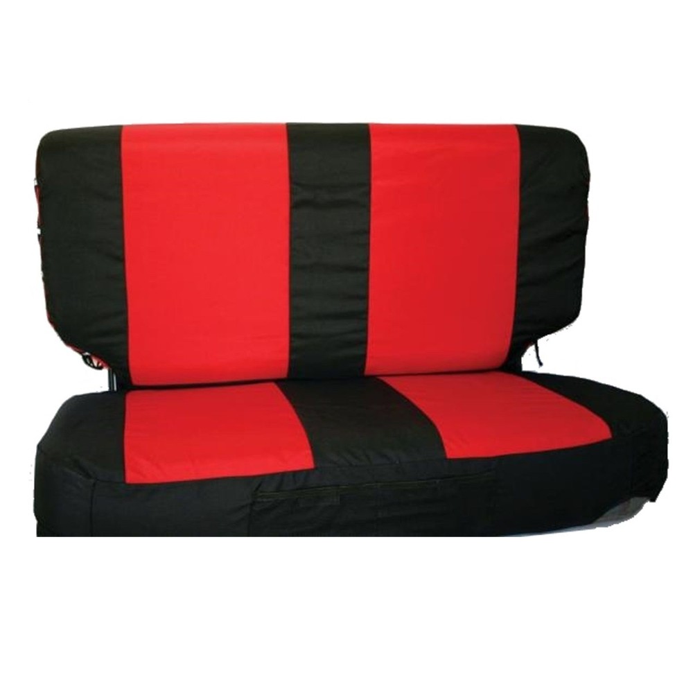 Rampage Black Grey Seat Covers with Belt Pads for 97-02 Jeep Wrangler TJ